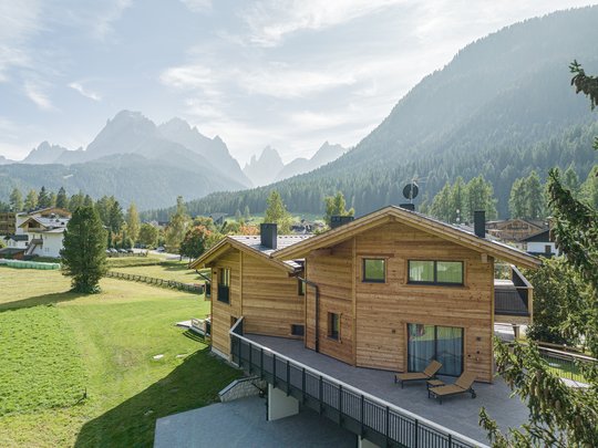 Luxus pur in den Chalets in Sexten Luxus pur in den Chalets in Sexten